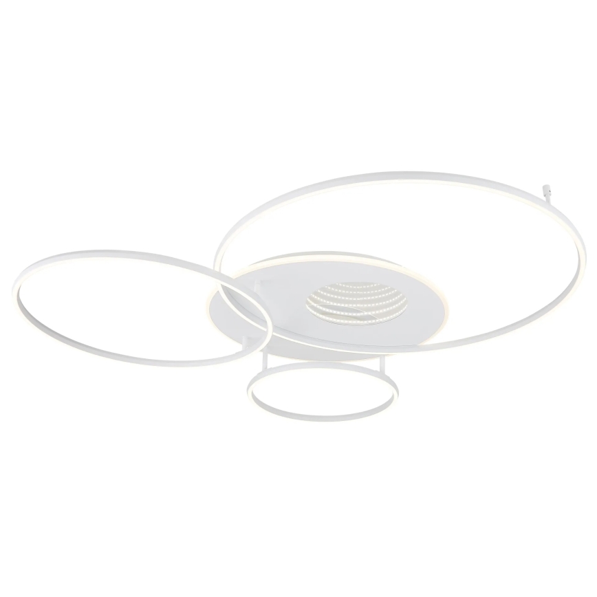 Globo - LED stropno svjetlo s mogućnošću prigušivanja LED/70W/230V 2700-6500K 105x26,5 cm bijela + daljinski upravljač