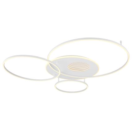 Globo - LED stropno svjetlo s mogućnošću prigušivanja LED/70W/230V 2700-6500K 105x26,5 cm bijela + daljinski upravljač