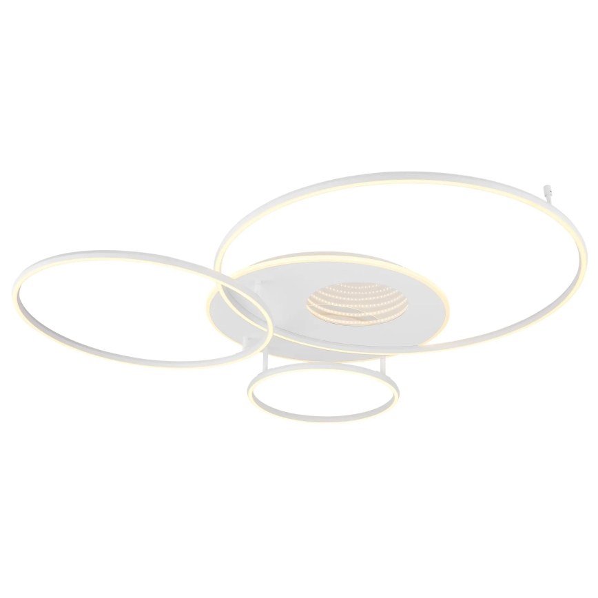 Globo - LED stropno svjetlo s mogućnošću prigušivanja LED/70W/230V 2700-6500K 105x26,5 cm bijela + daljinski upravljač