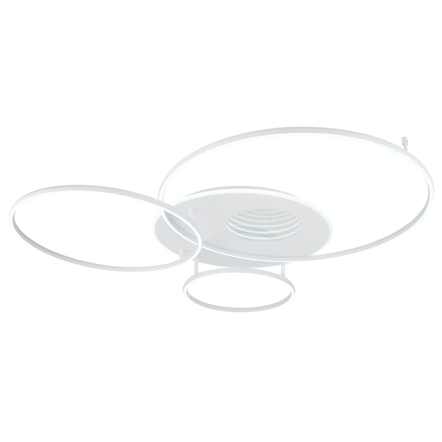 Globo - LED stropno svjetlo s mogućnošću prigušivanja LED/70W/230V 2700-6500K 105x26,5 cm bijela + daljinski upravljač