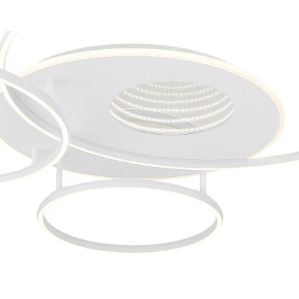 Globo - LED stropno svjetlo s mogućnošću prigušivanja LED/70W/230V 2700-6500K 105x26,5 cm bijela + daljinski upravljač
