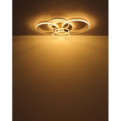 Globo - LED Stropna svjetiljka LED/70W/230V 3000K 88x110 cm bež