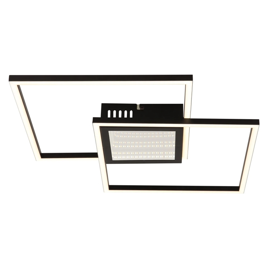 Globo - LED stropna svjetiljka s prigušivanjem LED/32W/230V 2700-6500K 42,6x42,6 cm crna + daljinski upravljač