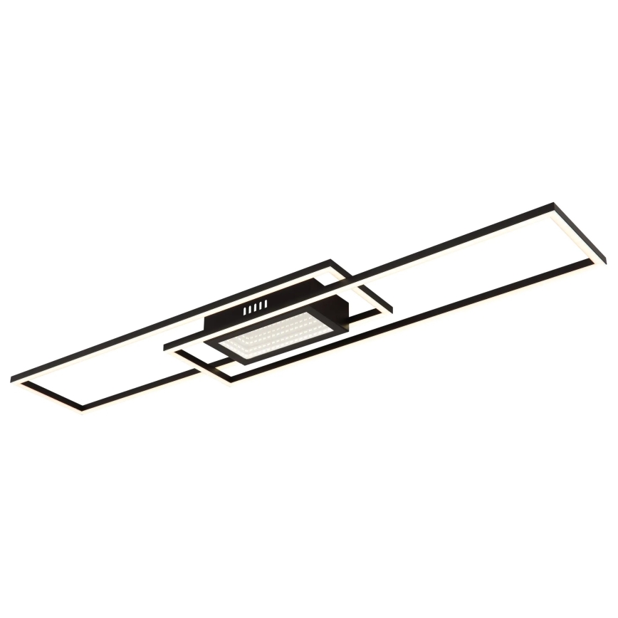 Globo - prigušiva LED stropna svjetiljka LED/42W/230V 2700-6500K 19,6x96 cm crna + daljinski upravljač