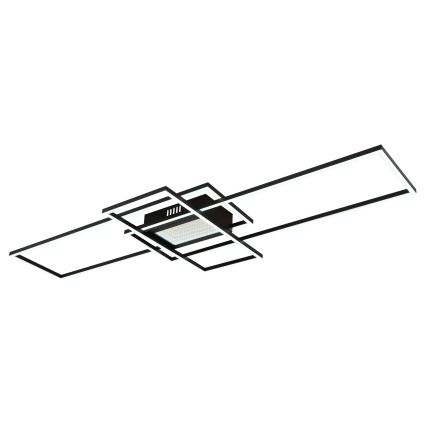 Globo - prigušivo LED stropno svjetlo LED/60W/230V 2700-6500K 42x110,8 cm crno + daljinski upravljač
