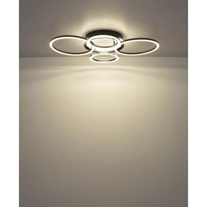 Globo - LED Stropna svjetiljka LED/40W/230V 4000K 72x52 cm crna