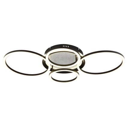Globo - LED Stropna svjetiljka LED/40W/230V 4000K 72x52 cm crna
