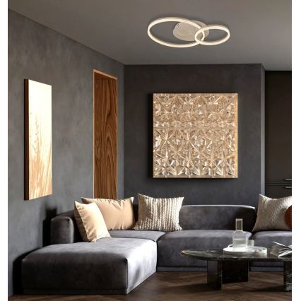 Globo - LED stropna svjetiljka LED/30W/230V 3000K 70x50 cm bež