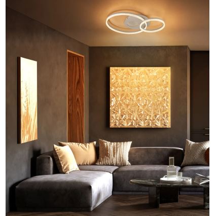 Globo - LED stropna svjetiljka LED/30W/230V 3000K 70x50 cm bež