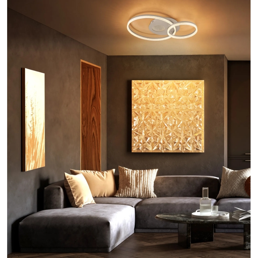 Globo - LED stropna svjetiljka LED/30W/230V 3000K 70x50 cm bež