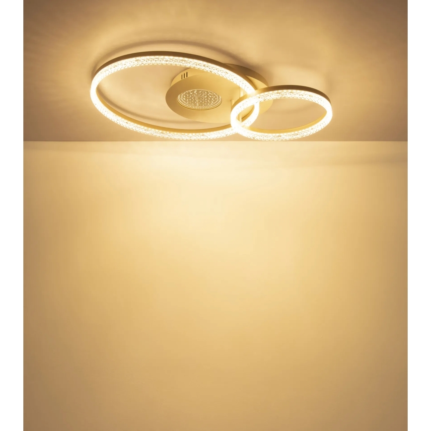 Globo - LED stropna svjetiljka LED/30W/230V 3000K 70x50 cm bež
