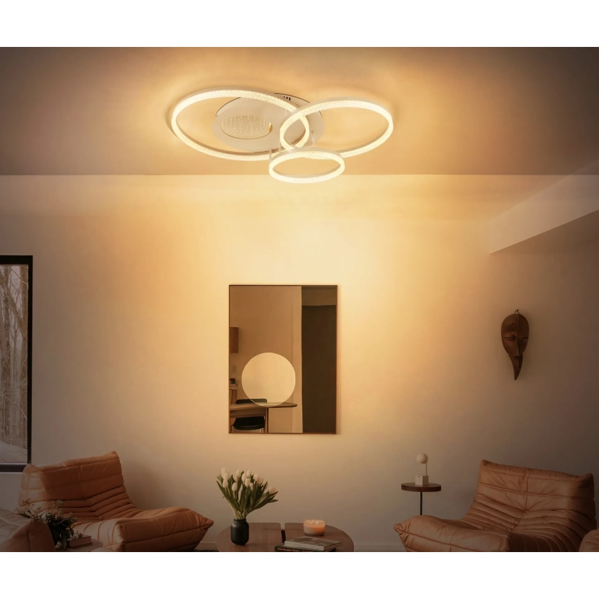Globo - LED stropna svjetiljka LED/40W/230V 3000K 78x60 cm bež