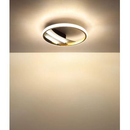 Globo - LED stropna svjetiljka LED/12W/230V 3000/4000/6000K Ø 29,5 cm zlatna