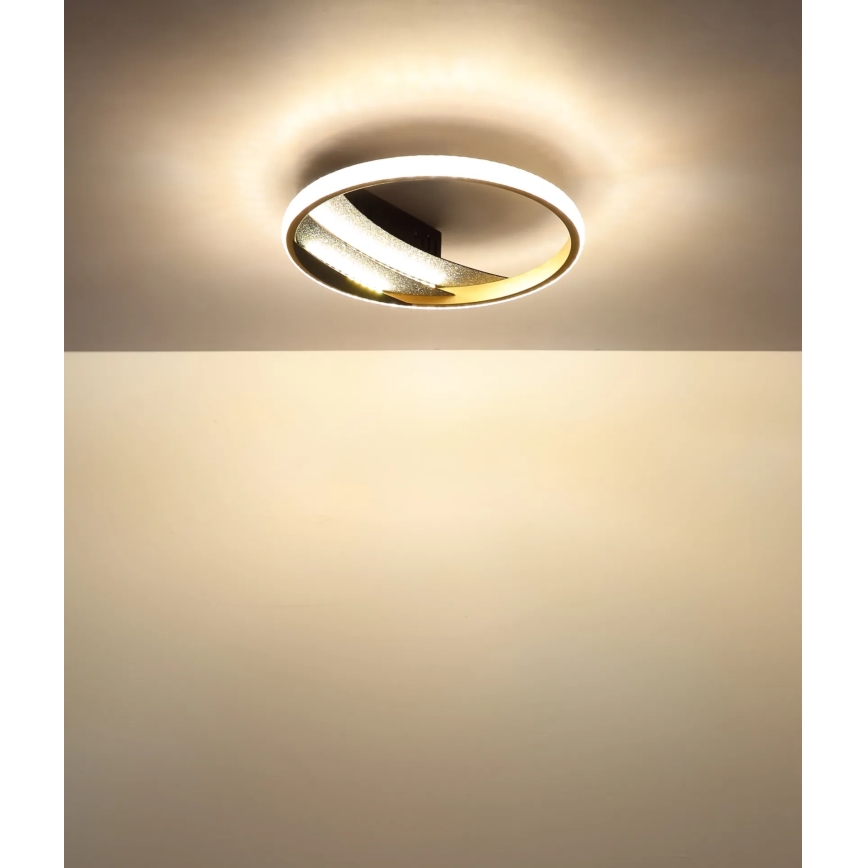 Globo - LED stropna svjetiljka LED/12W/230V 3000/4000/6000K Ø 29,5 cm zlatna