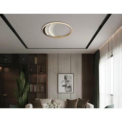 Globo - LED stropna svjetiljka LED/40W/230V 3000/4000/6000K promjer 52 cm zlatna