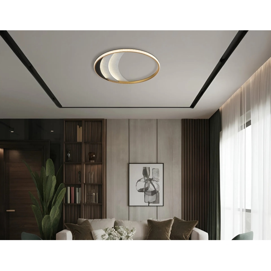 Globo - LED stropna svjetiljka LED/40W/230V 3000/4000/6000K promjer 52 cm zlatna
