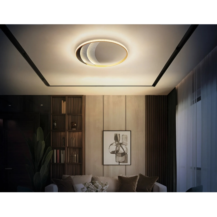 Globo - LED stropna svjetiljka LED/40W/230V 3000/4000/6000K promjer 52 cm zlatna