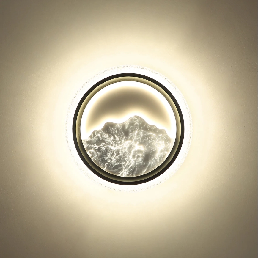 Globo - LED stropna svjetiljka LED/28W/230V 3000/4200/6000K promjer 39,5 cm srebrna