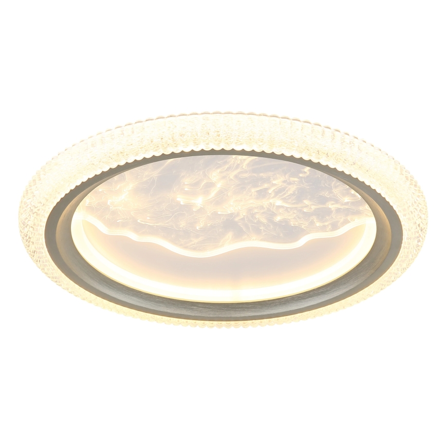 Globo - LED stropna svjetiljka LED/28W/230V 3000/4200/6000K promjer 39,5 cm srebrna