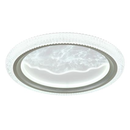 Globo - LED stropna svjetiljka LED/28W/230V 3000/4200/6000K promjer 39,5 cm srebrna