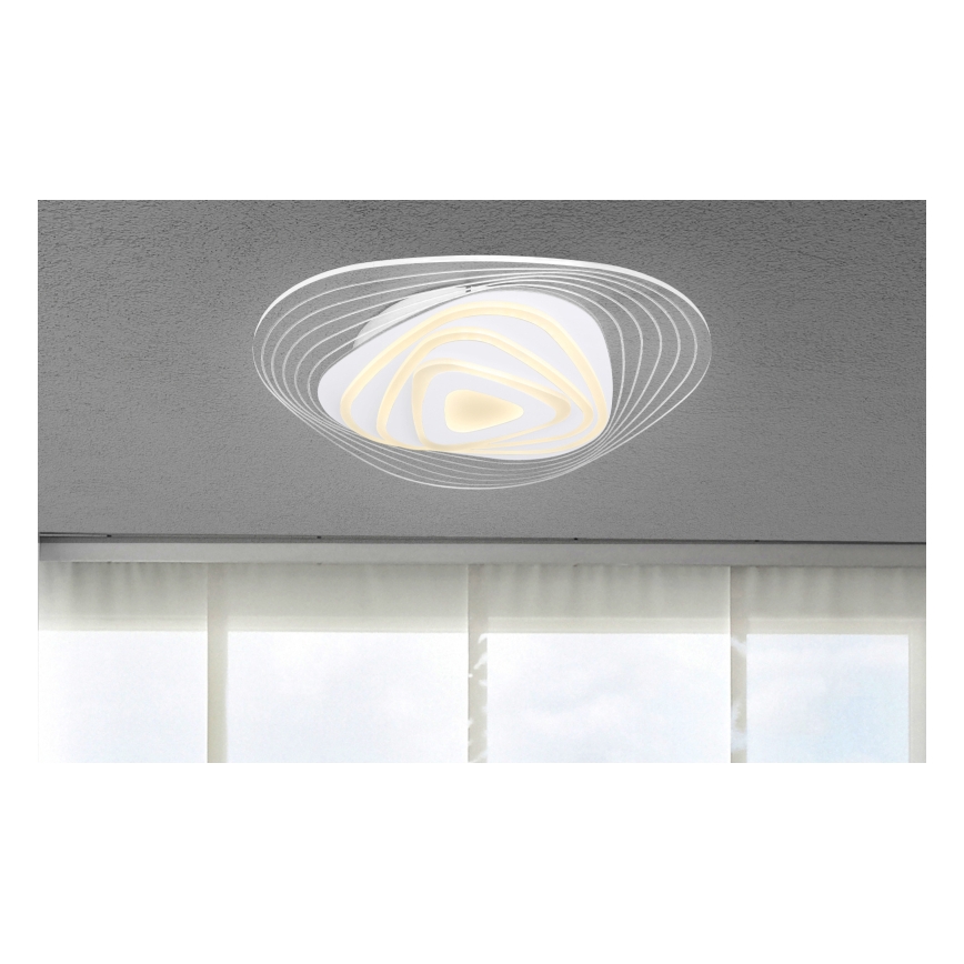 Globo - LED Prigušiva stropna svjetiljka LED/40W/230V 3000-6500K 50,2x48,8 cm Wi-Fi Tuya + daljinski upravljač