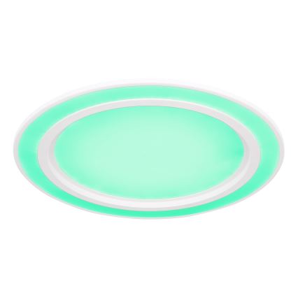 Globo - LED RGB Prigušiva stropna svjetiljka LED/15W/230V + LED/15W + daljinsko upravljanje