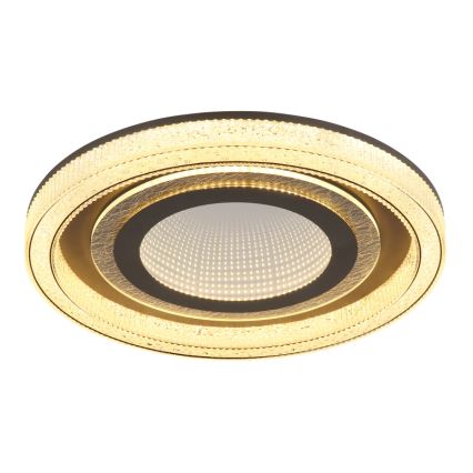 Globo - LED Prigušiva stropna svjetiljka LED/48W/230V 2700-6000K pr. 48 cm antracit + daljinski upravljač
