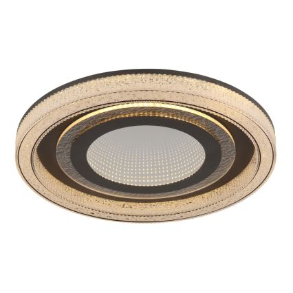 Globo - LED Prigušiva stropna svjetiljka LED/48W/230V 2700-6000K pr. 48 cm antracit + daljinski upravljač
