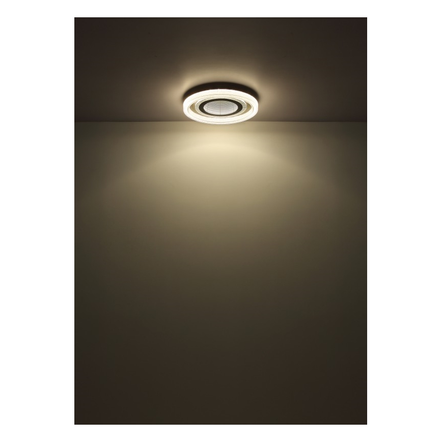 Globo - LED Prigušiva stropna svjetiljka LED/48W/230V 2700-6000K pr. 48 cm antracit + daljinski upravljač