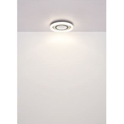 Globo - LED Prigušiva stropna svjetiljka LED/48W/230V 2700-6000K pr. 48 cm antracit + daljinski upravljač