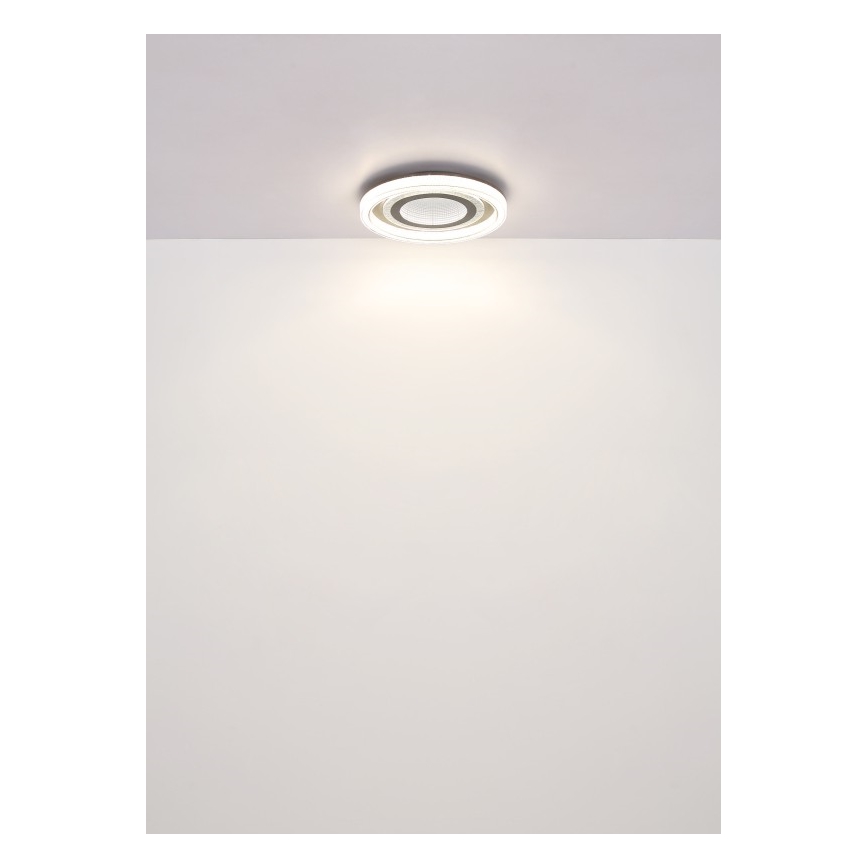 Globo - LED Prigušiva stropna svjetiljka LED/48W/230V 2700-6000K pr. 48 cm antracit + daljinski upravljač