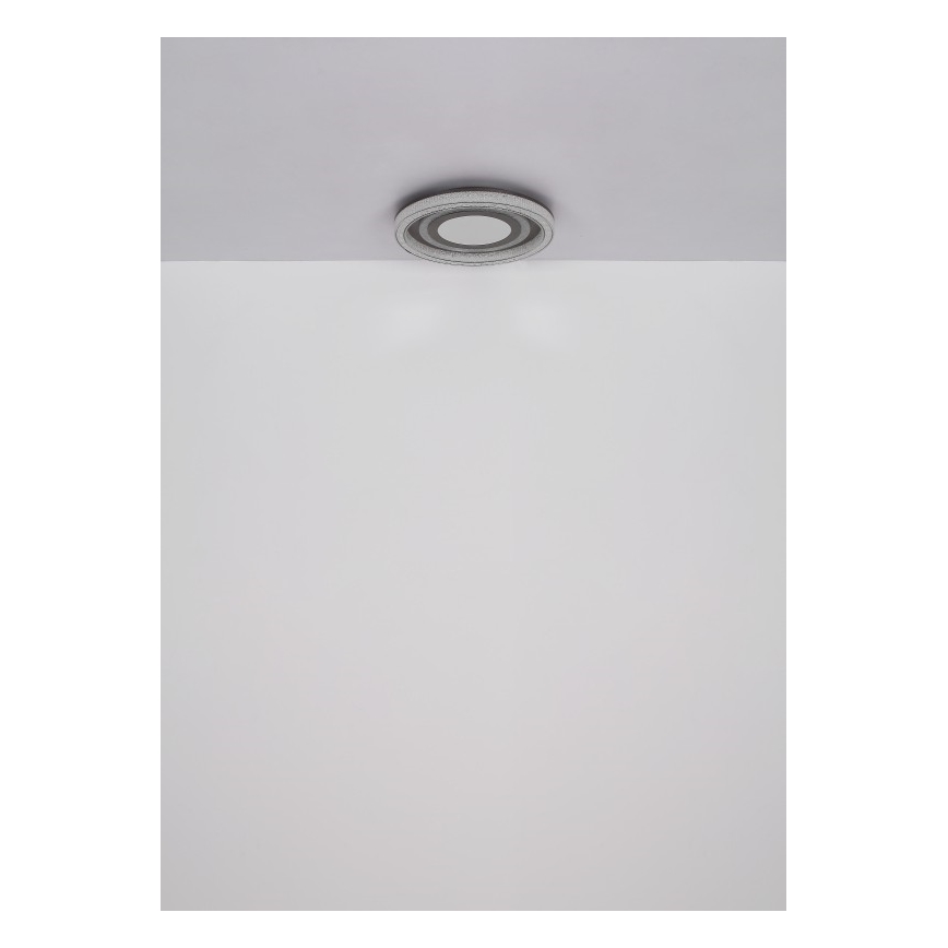 Globo - LED Prigušiva stropna svjetiljka LED/48W/230V 2700-6000K pr. 48 cm antracit + daljinski upravljač