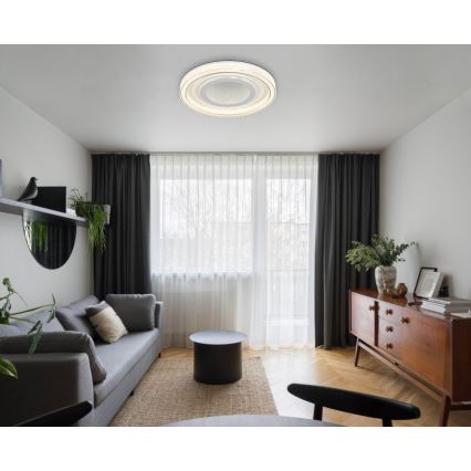 Globo - LED stropna svjetiljka s prigušivanjem LED/48W/230V 2700-6000K promjer 48 cm bijela + daljinski upravljač