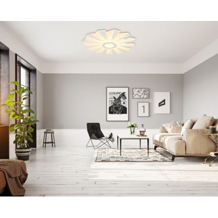 Globo - LED Prigušiva stropna svjetiljka LED/58W/230V 2700-6000K pr. 50 cm bijela + daljinski upravljač