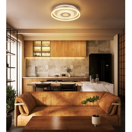 Globo - LED stropna svjetiljka LED/24W/230V 3000K Ø 40 cm travertin