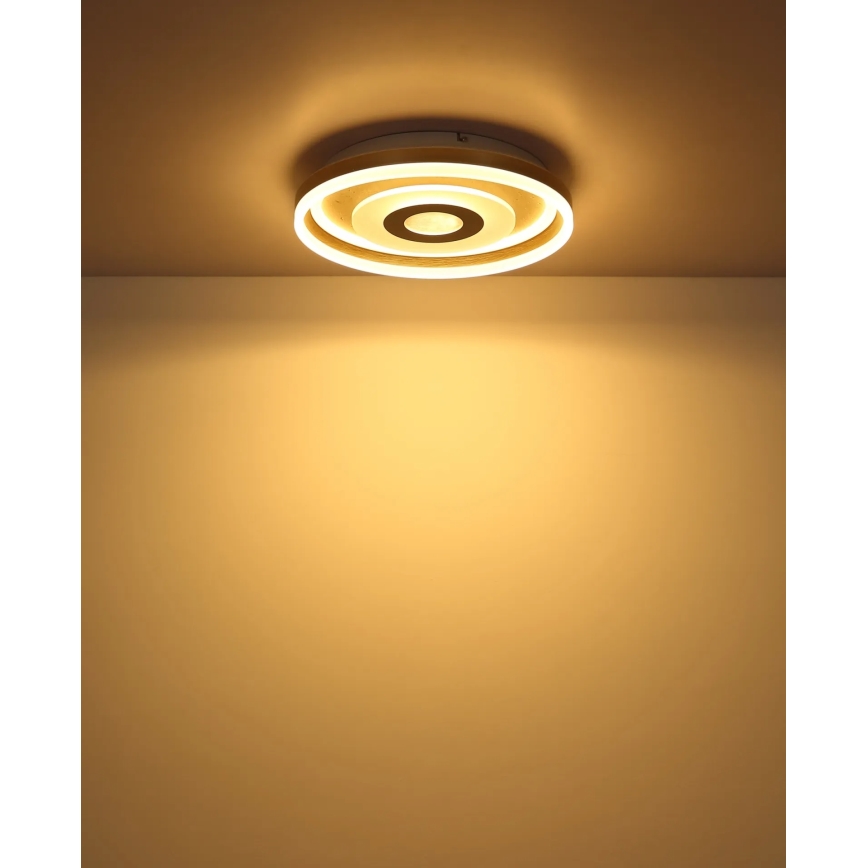 Globo - LED stropna svjetiljka LED/24W/230V 3000K Ø 40 cm travertin