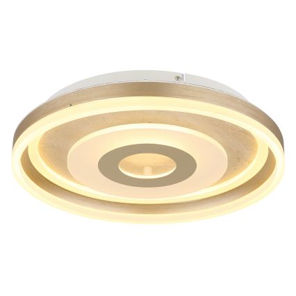 Globo - LED stropna svjetiljka LED/24W/230V 3000K Ø 40 cm travertin