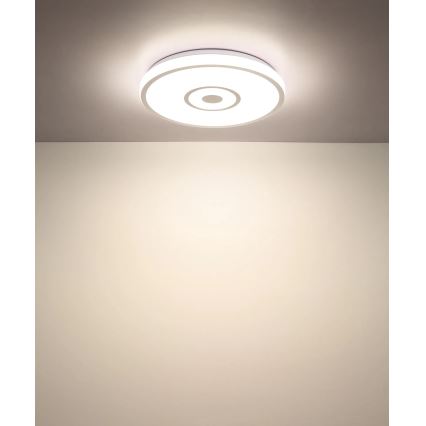 Globo - LED stropna svjetiljka LED/24W/230V 3000/4000/6000K Ø 38 cm matni krom