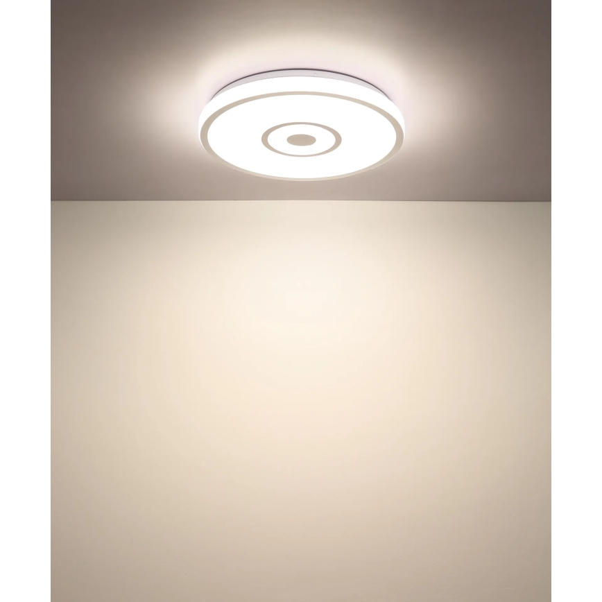 Globo - LED stropna svjetiljka LED/24W/230V 3000/4000/6000K Ø 38 cm matni krom