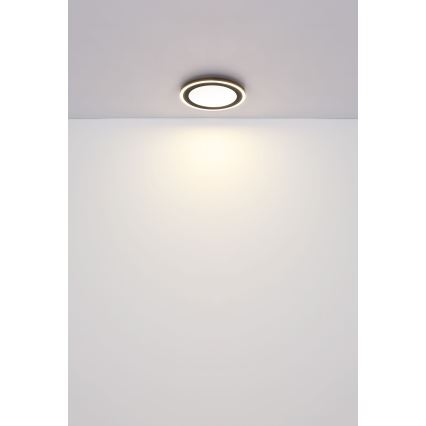 Globo - LED Stropna svjetiljka LED/24W/230V 4000K pr. 34 cm crna