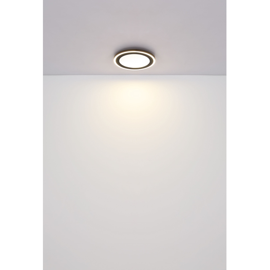 Globo - LED Stropna svjetiljka LED/24W/230V 4000K pr. 34 cm crna
