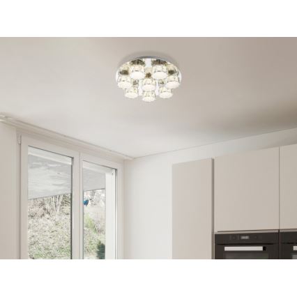 Globo - LED Prigušiva stropna svjetiljka LED/64W/230V 4000K pr. 50 cm