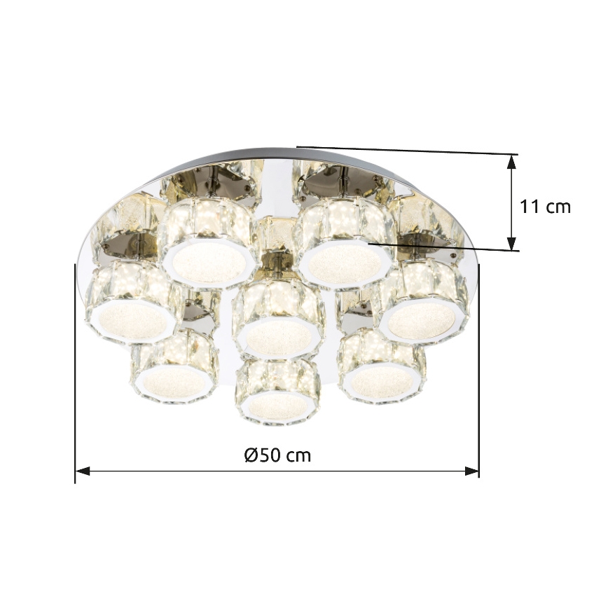 Globo - LED Prigušiva stropna svjetiljka LED/64W/230V 4000K pr. 50 cm