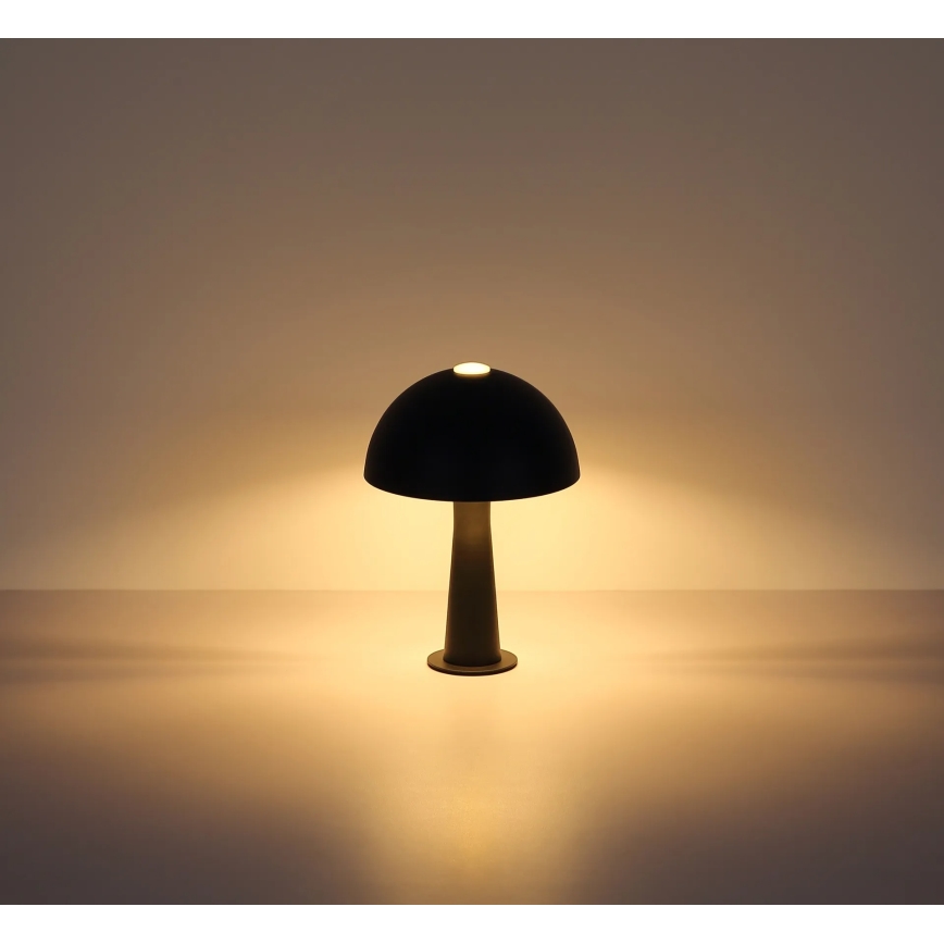Globo - Stolna lampa 1xE14/25W/230V crna
