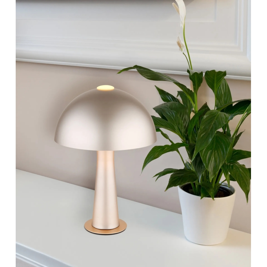 Globo - Stolna lampa 1xE14/25W/230V krem boje