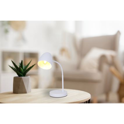 Globo - Stolna lampa 1xE14/25W/230V bijela