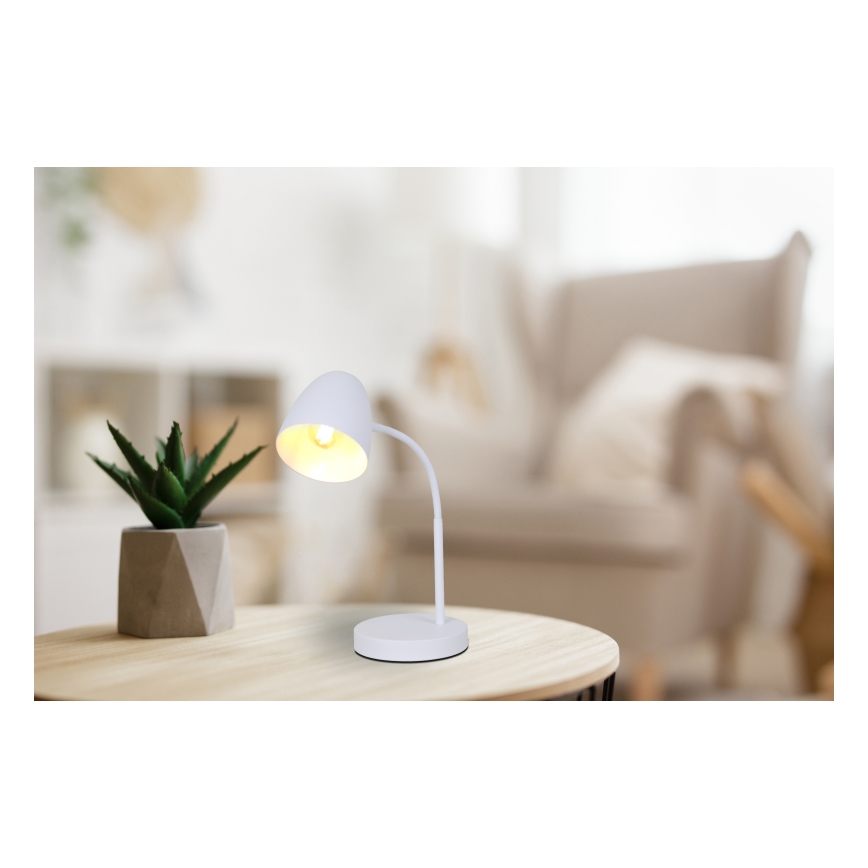 Globo - Stolna lampa 1xE14/25W/230V bijela