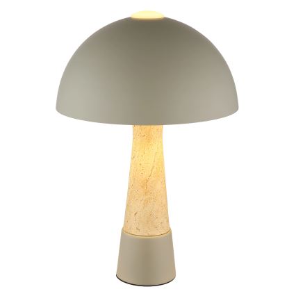 Globo - Stolna lampa 1xE27ILLU/40W/230V siva