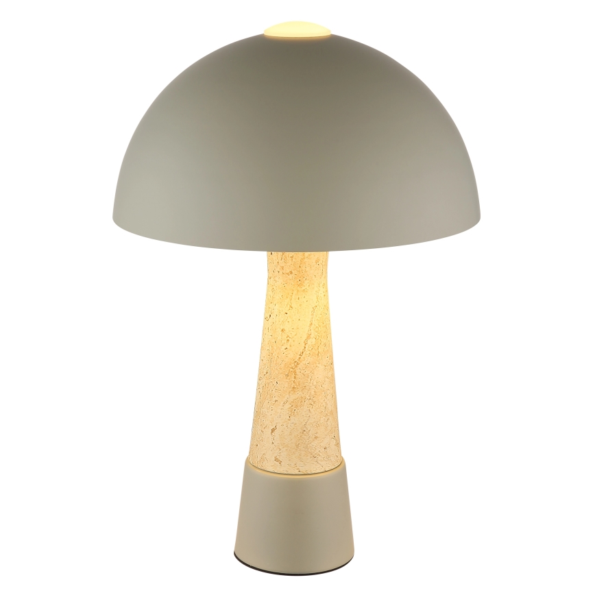Globo - Stolna lampa 1xE27ILLU/40W/230V siva