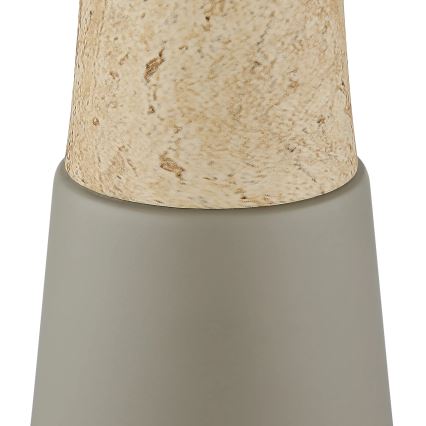 Globo - Stolna lampa 1xE27ILLU/40W/230V siva